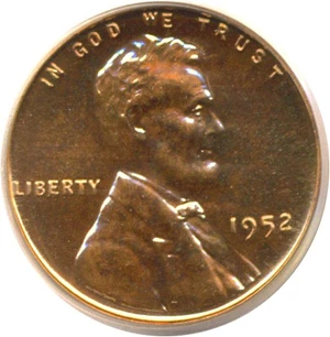 image for: 1952 1c PCGS Proof 65 RD