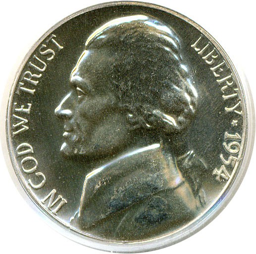 image for: 1954 5c  PCGS Proof 65 