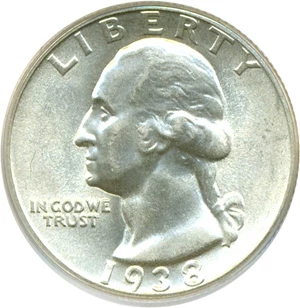 image for: 1938 25c PCGS MS63