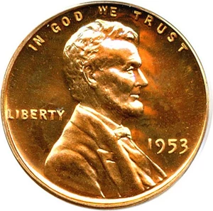 image for: 1953 1c PCGS Proof 66 RD