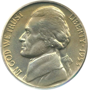 image for: 1953 5c PCGS MS64