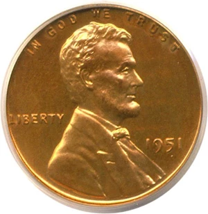 image for: 1951 1c PCGS Proof 64 RD