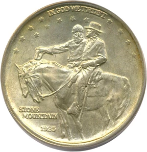 image for: 1925 50c Stone Mountain PCGS MS65
