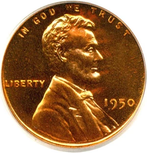 image for: 1950 1c PCGS Proof 65 RD Cameo