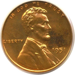image for: 1951 1c PCGS Proof 64 RD