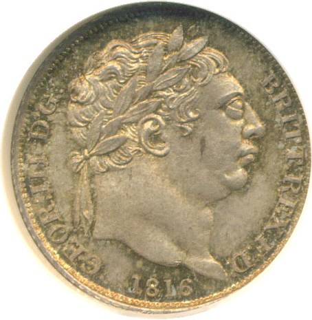 image for: Great Britain: 1816 6D  NGC MS65