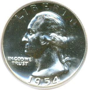 image for: 1954 25c PCGS Proof 63