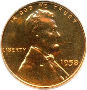 image for: 1958 1c PCGS Proof 66 RD