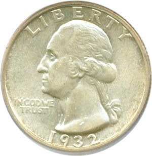 image for: 1932-D 25c PCGS MS62