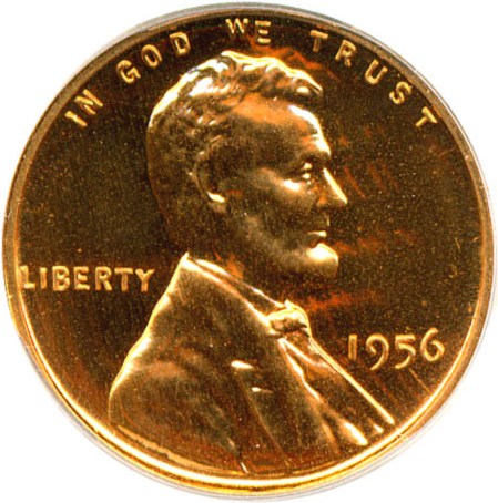 image for: 1956 1c  PCGS Proof 67 RD