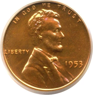 image for: 1953 1c PCGS Proof 65 RD