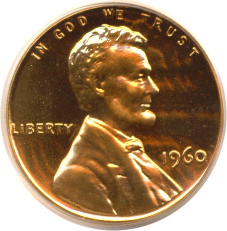 image for: 1960 1c Large Date PCGS Proof 68 RD