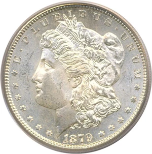 image for: 1879-S $1 Rev.'78 PCGS MS64