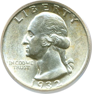 image for: 1932 25c PCGS MS62