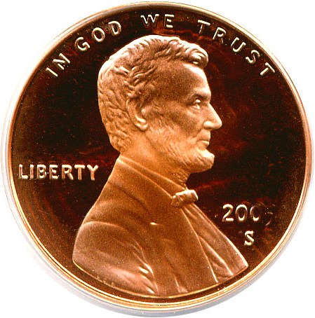 image for: 2005-S 1c  PCGS Proof 68 RD DCameo