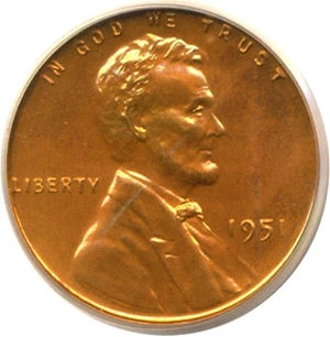 image for: 1951 1c PCGS Proof 65 RD