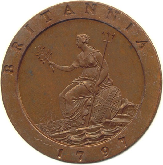 image for: Great Britain: 1797 SOHO 2D  NGC Proof 64 BN ex: Boulton Family Collection