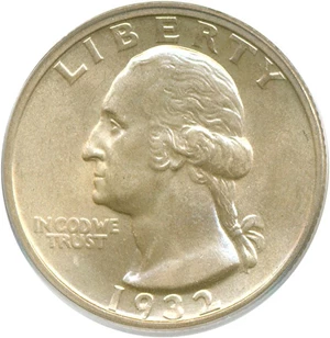 image for: 1932-D 25c PCGS MS63