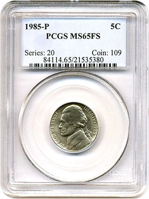 image for: 1985-P 5c PCGS MS65 FS