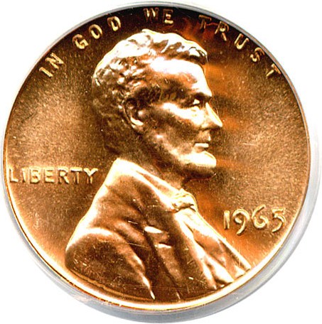 image for: 1965 1c SMS PCGS MS66 RD