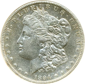image for: 1894-S $1 ANACS AU50