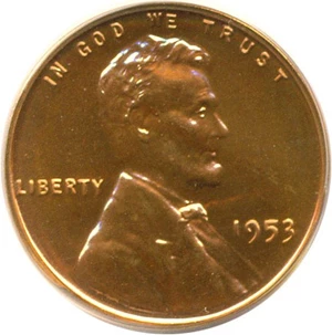 image for: 1953 1c PCGS Proof 65 RD