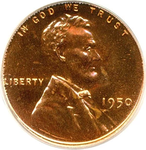 image for: 1950 1c PCGS Proof 64 RD