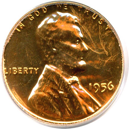 image for: 1956 1c  PCGS Proof 64 RD