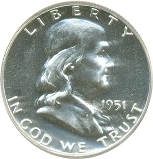 image for: 1951 50c PCGS Proof 63