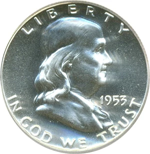 image for: 1953 50c PCGS Proof 65