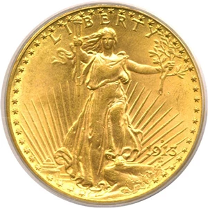 image for: 1913-D $20 PCGS MS64
