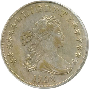 image for: 1798 $1 10 Arrows PCGS XF40
