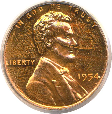 image for: 1954 1c  PCGS Proof 63 RB