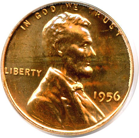 image for: 1956 1c  PCGS Proof 64 RD