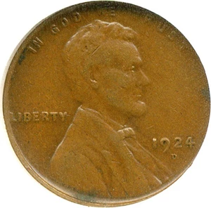 image for: 1924-D 1c NGC VF25 BN