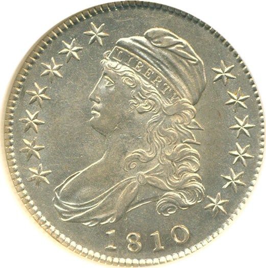 image for: 1810 50c  NGC AU58