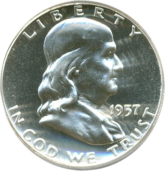 image for: 1957 50c  PCGS Proof 66 