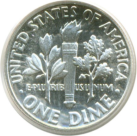 image for: 1955 10c  PCGS Proof 67 Cameo