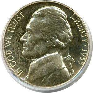 image for: 1955 5c PCGS Proof 64 Cameo