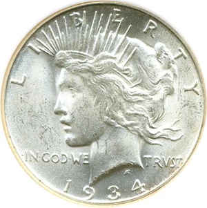image for: 1934-S $1 NGC MS63