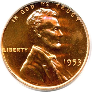 image for: 1953 1c PCGS Proof 64 RD