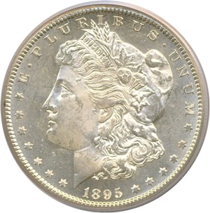 image for: 1895-S $1 PCGS MS63
