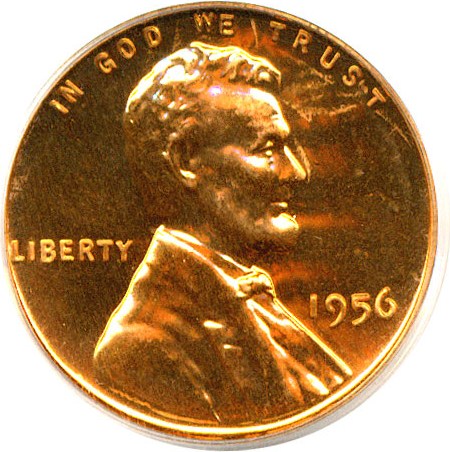 image for: 1956 1c  PCGS Proof 64 RD