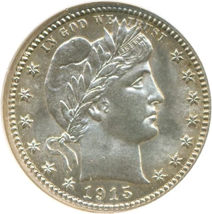 image for: 1915-D 25c NGC MS65