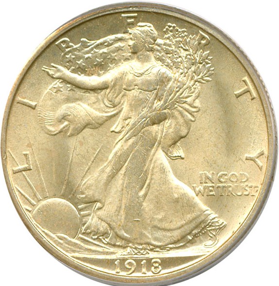 image for: 1918-S 50c  PCGS MS64
