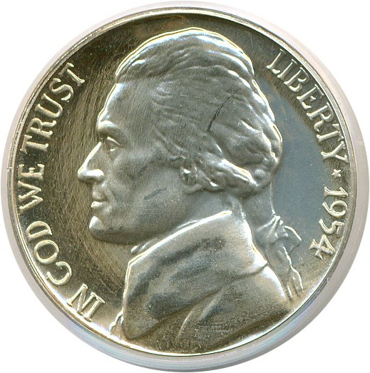 image for: 1954 5c  PCGS Proof 64 