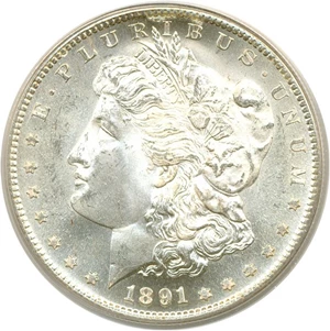 image for: 1891-S $1 PCGS MS66