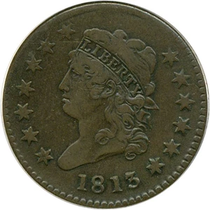 image for: 1813 1c PCGS/CAC VF35