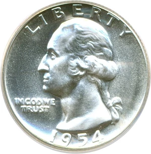 image for: 1954 25c PCGS Proof 67