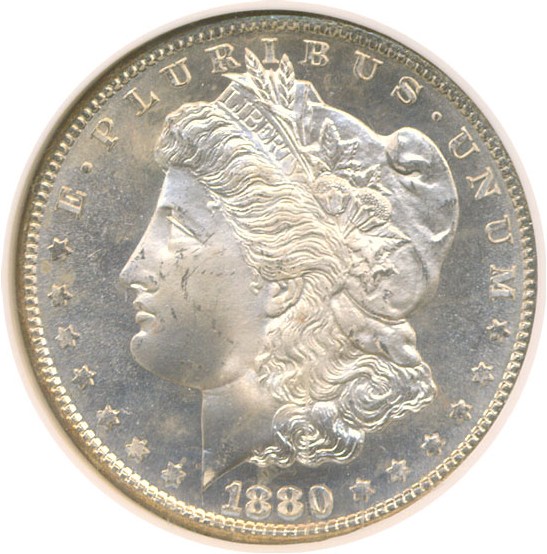 image for: 1880-S $1  NGC MS65 DMPL